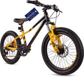 Sun Baby Verdant Bike Kinderfiets voor jongens 20 inch Zwart Geel