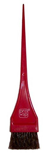 Pro-Tip Crimped Nylon Bristle Tint Brush, Red