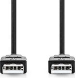 Nedis Câble USB - USB 2.0 - USB-A Mâle - USB-A Mâle - 2,00 m - Noir