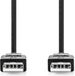 Nedis Câble USB - USB 2.0 - USB-A Mâle - USB-A Mâle - 2,00 m - Noir