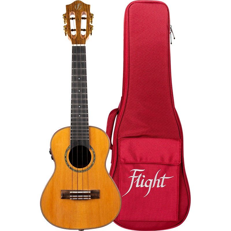 Flight Princess Series Diana Soundwave Concert Electro-Acoustic Ukulele with Built-in Effects