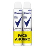 Rexona Onzichtbare deodorantspray voor vrouwen, anti-vlek, 2 x 200 ml