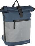 New Rebels Bowie New York Navy 21L Rugzak Rolltop Waterafstotend Laptop 15.6