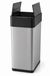Five Stars® Sensor Prullenbak 60 Liter – RVS Afvalbak met Dubbele Klepopening – Soft Close – Zilver