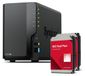 Merkloos Synology NAS - Ds225+ - 2-bay - 8 TB - Intel Celeron J4125 - 2 GB RAM - 2,5GbE