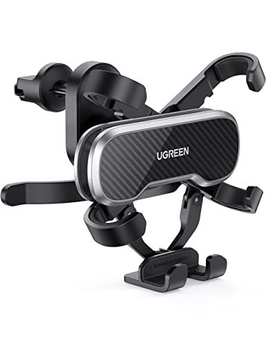 Ugreen Auto Telefoonhouder Air Vent Zwaartekracht - Zwart
