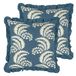 Paoletti Montrose veren gevulde kussens Twin Pack