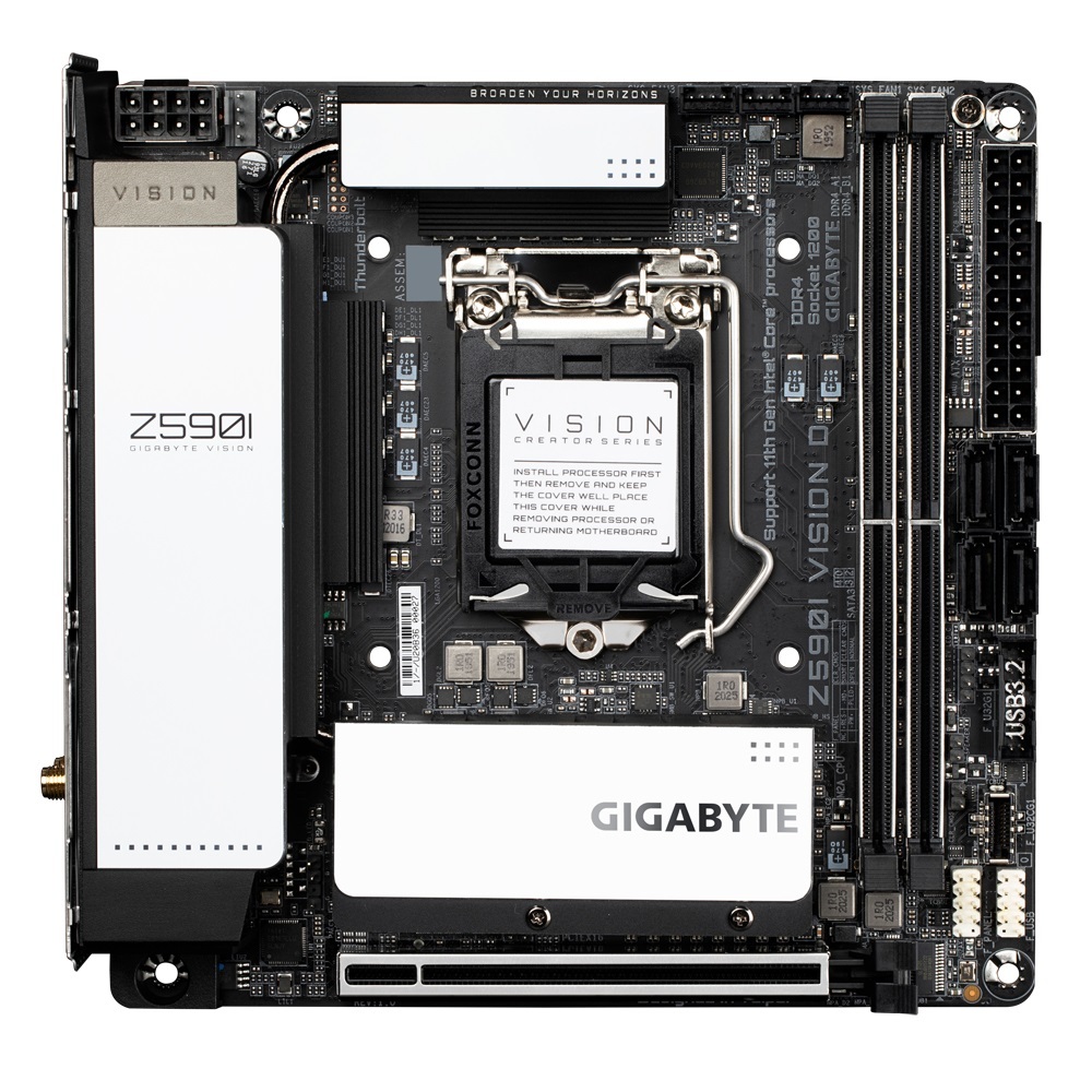 Gigabyte Z590I VISION D