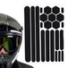 Icecat Autocollants décoratifs imperméables pour moto pour la sécurité