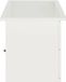 vidaXL - Jardinière - avec - LED - Blanc - 40 - x - 60 - x - 40 - cm - Acier