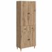 vidaXL - Salon de jardin - Bois traité - Chêne artisanal