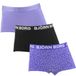 Björn Borg shorts - paars/zwart (set van 3)