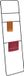 Relaxdays Handdoekladder Badkamer - Metaal - Zwart - 180,5 x 55,5 cm