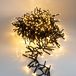 Spetebo Guirlande lumineuse LED en bouquet blanc chaud - 5,5 m / 768 LED, 10 feux, éclairage décoratif pour arbre avec contrôleur et puce mémoire intérieur/extérieur