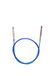 KnitPro Kabel: blauw, 28 cm