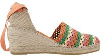 Toni Pons Espadrille met sleehak voor dames in veelkleurig gehaakt patroon | GEORGINA
