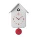 Guzzini - QQ Koekoeksklok met slinger - Wit, 24,8 x 12 x h39 cm