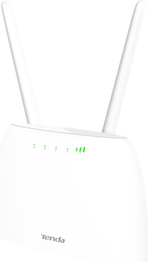 Tenda N300 Draadloze Router - Fast Ethernet - Single-band (2.4 GHz) - 4G - Wit