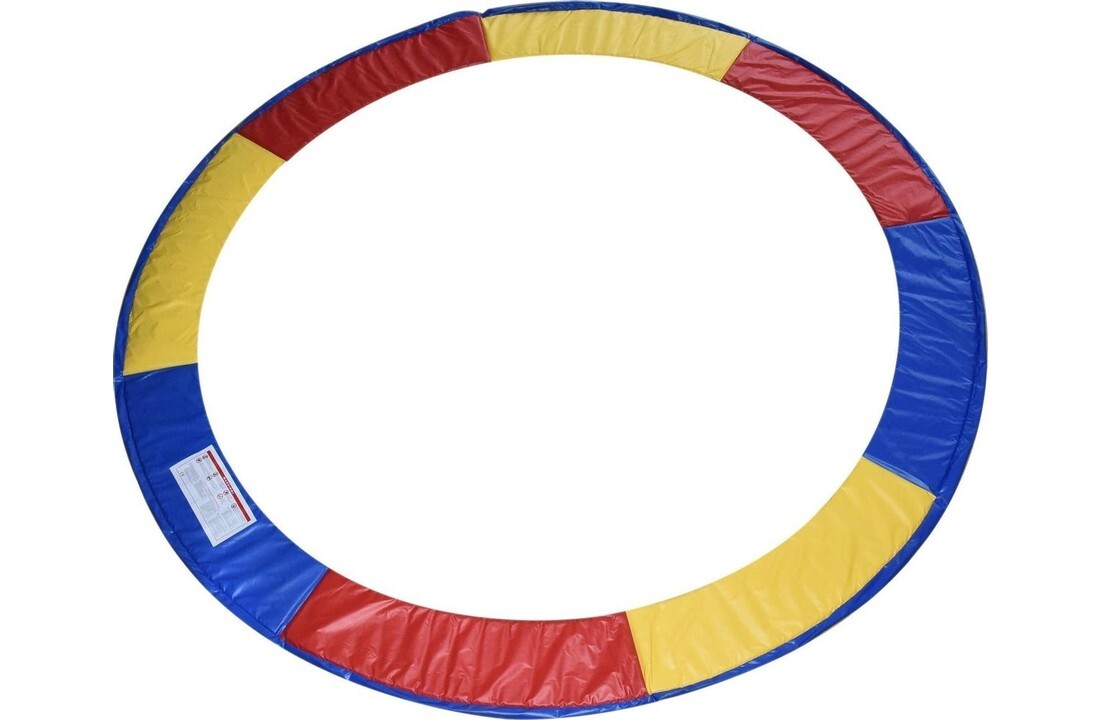 Viking Sports Trampoline rand multi-gekleurd 305 cm diameter regenboog