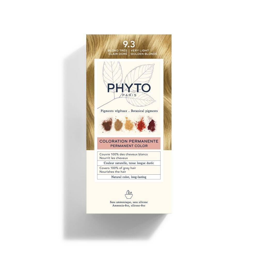 Phyto Phytocolor 9.3 Zeer Licht Goudblond - 1 set