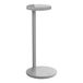 Flos Oblique 09.8301.AH LED-tafellamp, aluminium, glanzend, 3000 K, 15,5 x 35 cm, grijs