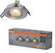 Osram Spot Set LED Einbaustrahler DIM Flexibel 3,7W Satin-Nickel