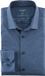 OLYMP No. Six 24/Seven super slim fit overhemd - tricot - bleu moyen - facile à repasser - tour de cou : 37