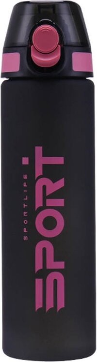 Herodeals Waterfles 650ml - Pink Lady - Sport bidon 0,65L - Drinkfles met drinktuit / rietje - Roze -