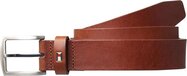 Tommy Hilfiger Denton leren riem cognac 105 cm voor heren