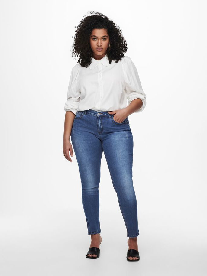 ONLY 15218565 Blauw Skinny Fit Jeans - Vrouw - Maat 52