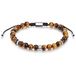 Männerglanz Aviano GmbH Männerglanz Armband Tijgeroog 925 zilver bruin