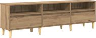 vidaXL TV-meubel eiken ambachtelijk 150 x 30 x 45 cm bewerkt hout