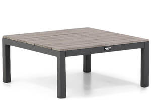 Lifestyle Garden Furniture Domani La Festa loungetafel 70x70 antraciet/polywood
