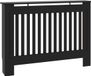 vidaXL Radiatorombouw 112x19x81 cm MDF zwart