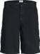 JACK&JONES JWHZEUS CARGO SHORTS MID SN Bermuda shorts Homme Noir Coton XXXL Regular Fit
