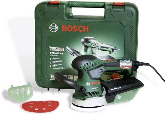 Bosch PEX 400 AE Excentrische schuurmachine - 350W - incl. koffer