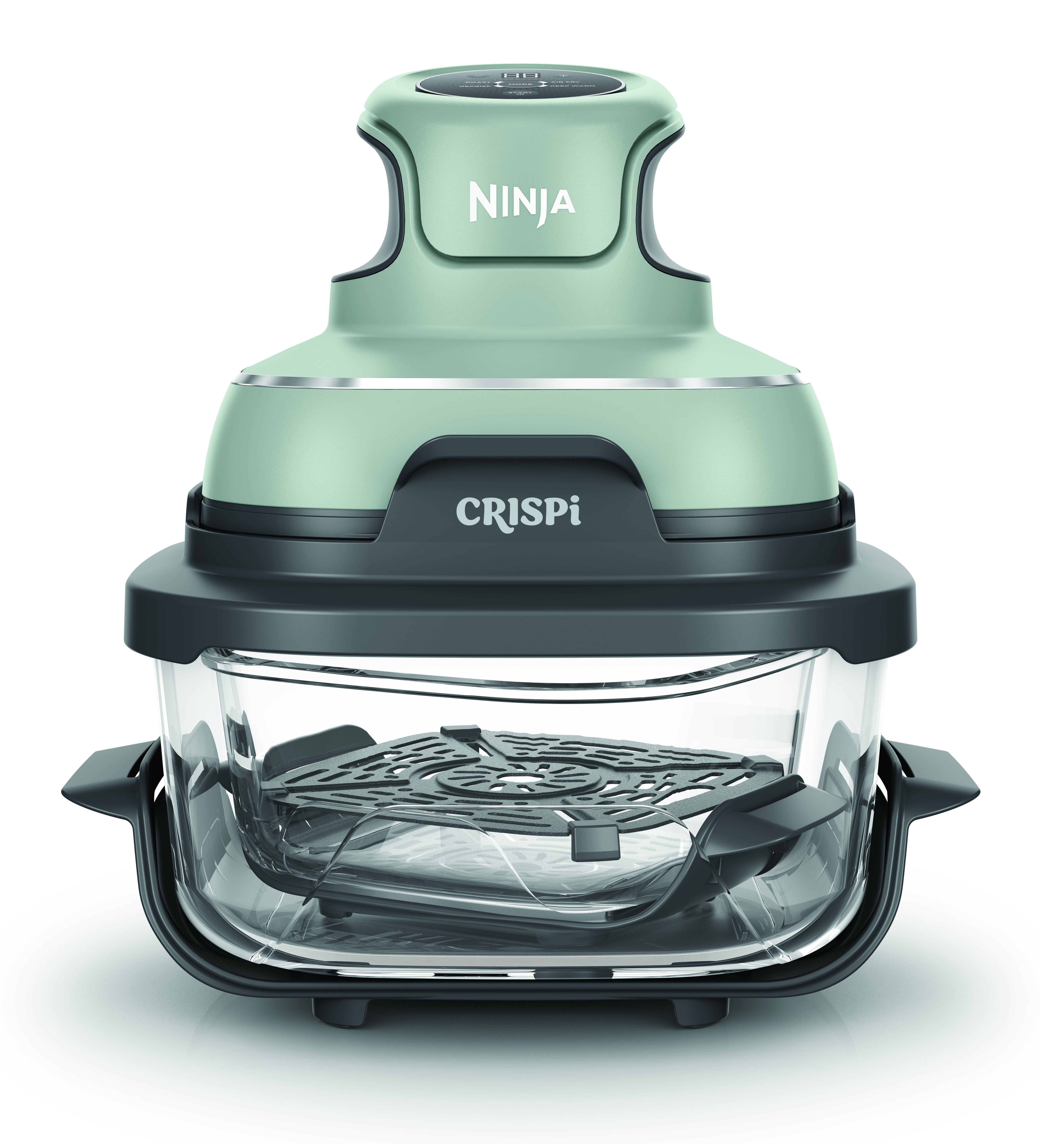 Ninja CRISPi 4-in-1 Compact Glass Air Fryer - Green - FN101EUSG