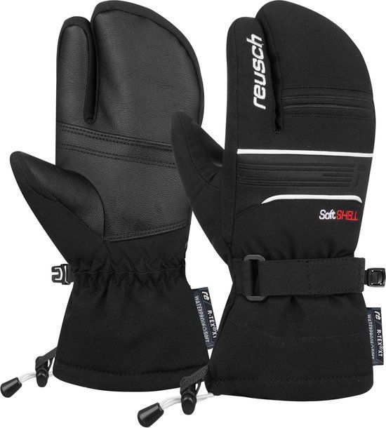 Reusch Kondor R-TEX® XT Junior Lobster Kinderhandschoenen Zwart Maat 5,5