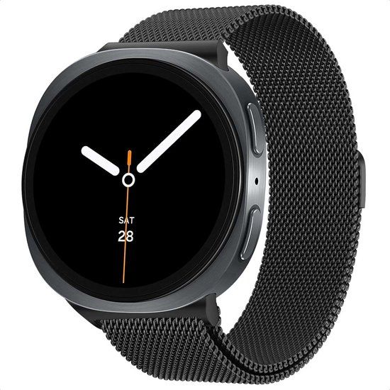 imoshion Milanees magnetisch bandje voor de Samsung Galaxy Watch 9 (40/44mm) / Watch 8 (40/44mm) / Classic (46mm) - Zwart