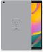 B2Ctelecom Samsung Galaxy Tab A 10.1 (2019) Tablethoesje Grijs Baby Olifant