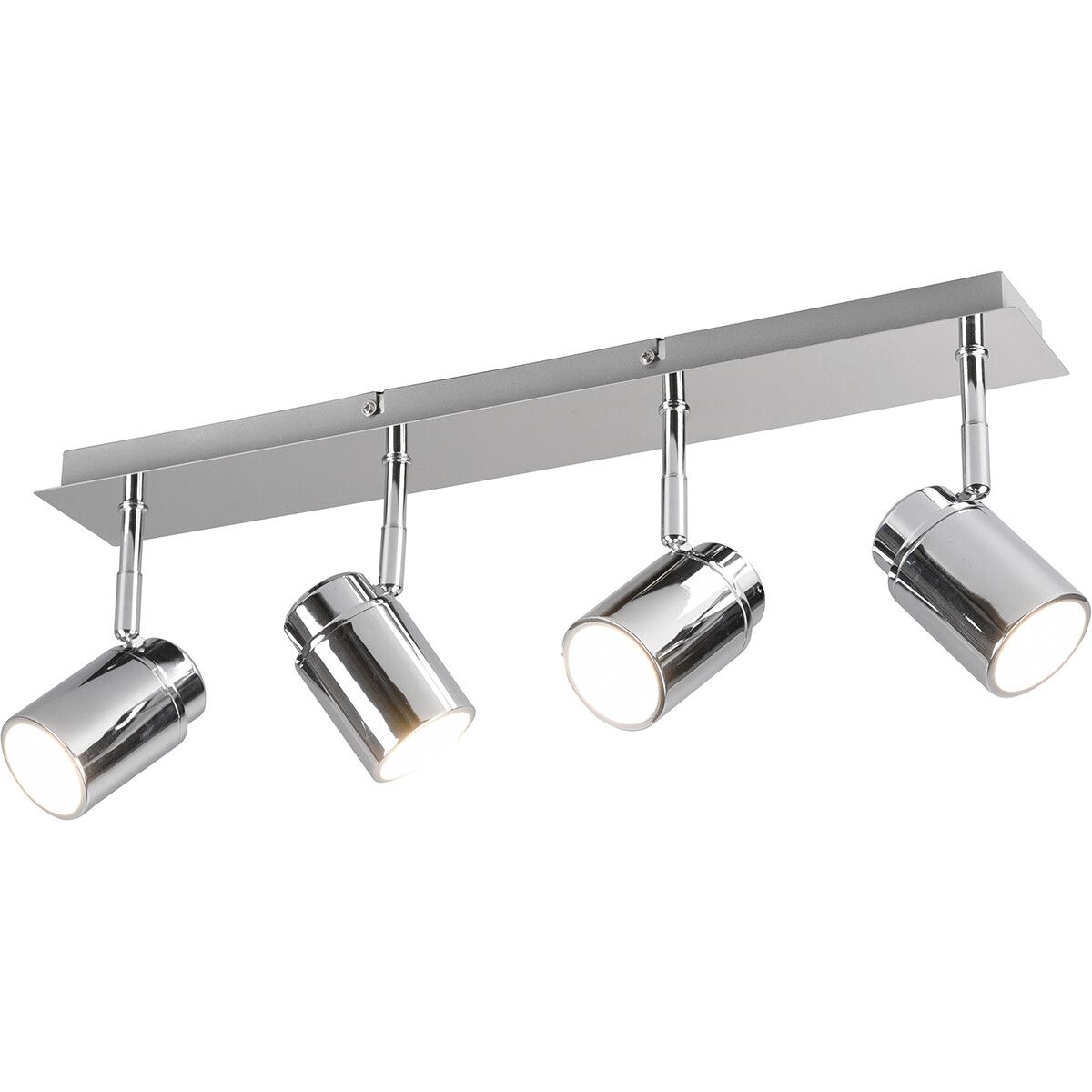 BES LED Trion Artion Plafondspot - GU10 - Rechthoek - Mat Chroom - IP44