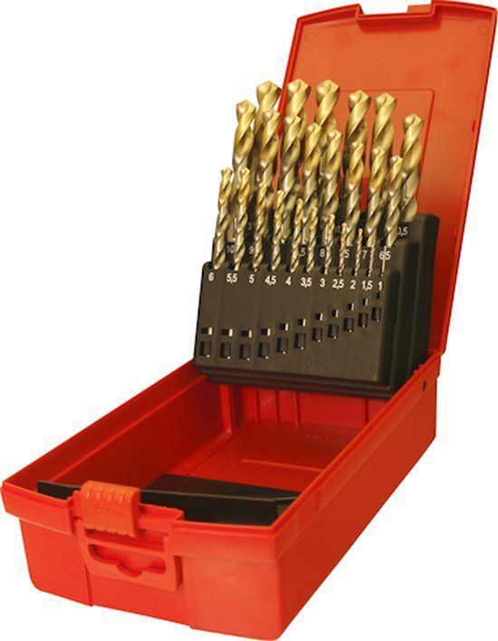 Dormer Borencassette A095 - 25-delige | Spiraalboor | HSS-TiN | Aluminium & Metaal