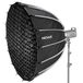 NEEWER 47,2inch/120cm Parabolic Softbox Quick Set-up Quick Folding, met Diffusers/Honingraat Grid/tas, Compatibel met Aputure 120d Light Dome Godox sl60w NEEWER RGB CB60 en andere Bowens Mount Lights