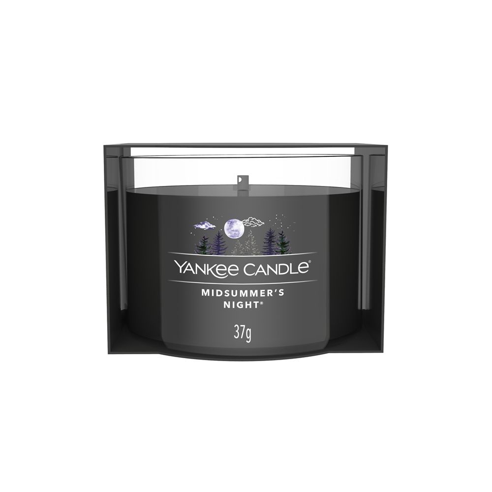 Yankee Candle Midsummer's Night Cylinder Candle - Black - 5cm