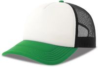 Atlantis Headwear Rapper-S Cap AT537 - WHITE/BLACK/GREEN - One size
