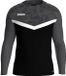 Jako Iconic Sweater Kinderen - Zwart / Antraciet | Maat: 140