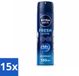 NIVEA MEN Deodorant Spray Fresh Active 150 ml (15 stuks)