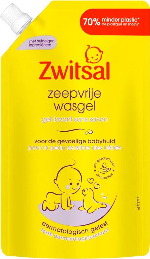 Zwitsal Zeepvrije Wasgel Navulling - 500ml