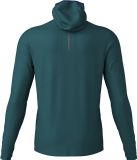 Loeffler Sportshirt Lange Mouwen M Zip Hoody Motion Smeraldo - Petrol