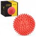 4FIZJO SPIKE+ Massagebal met spikes - Rood, 7cm